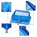 Heavy Duty Pool Skimmer Deep Bag Professional Pool Rake Leaf Skimmer for Telescopic Pool Pole - Fine Mesh Net Bag - Perfect for Cleaning The Bottom of Swimming Pools, Hot Tubs, Spas and Fountains