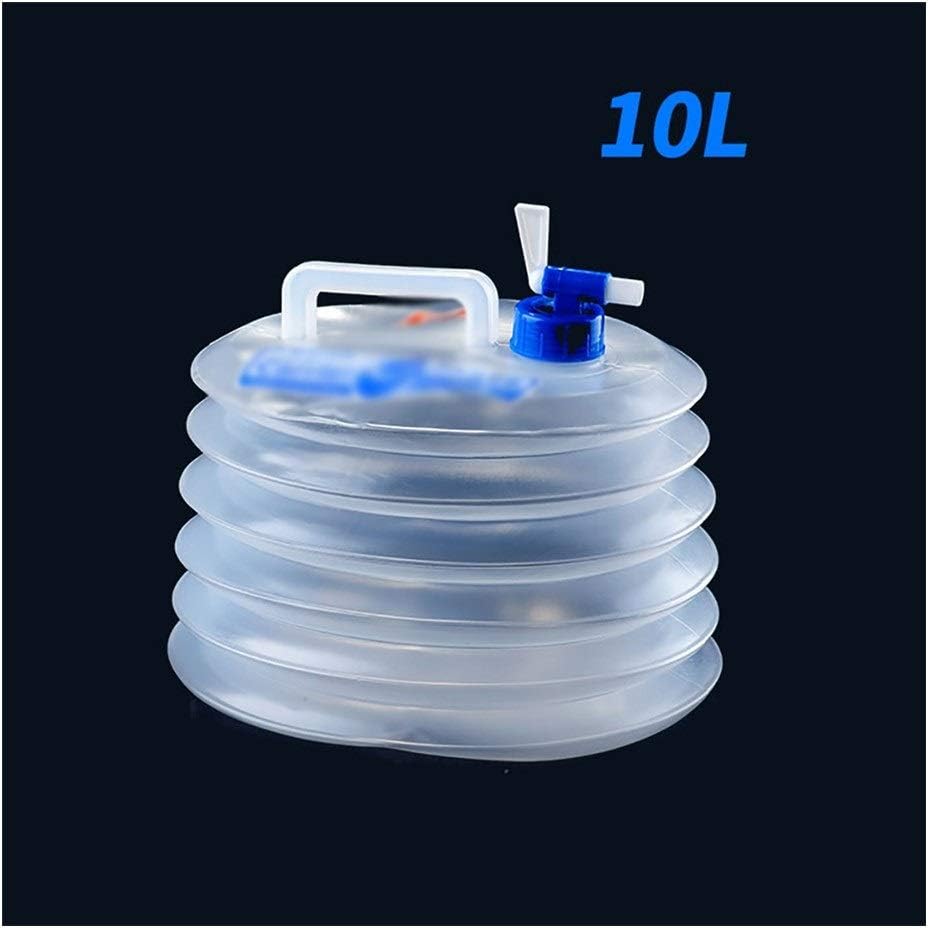 Contenitore Per Acqua Pieghevole Da 10 Litri - Con Beccuccio, Portatile Per Campeggio, Escursionismo E Emergenze - Foto 2