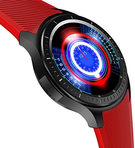 Swizze DM368 Bluetooth Smart Watch Health Wrist Bracelet Heart Rate Monitor (Red)
