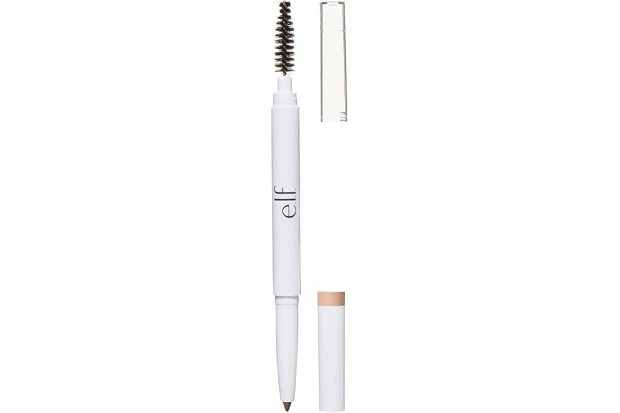 e.l.f. Instant Lift Brow Pencil, Dual-Sided, Precise, Fine Tip, Shapes, Defines, Fills Brows, Contours, Combs, Tames, Blonde, 0.006 Oz