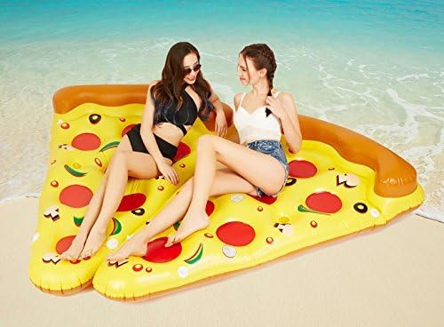 Inflatable Pizza Pool Float for Adult Child Party Grand Oasis Float For Beach Pizza Swimming Pool Raft Giant Pool Float 6-Foot