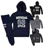 Generic Boys Hooded 68 Sweatshirt Jogging Bottoms Tracksuit