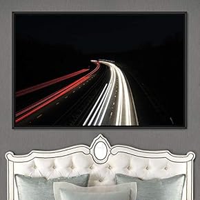 signwin Framed Canvas Wall Art Light Exposure Colorful...