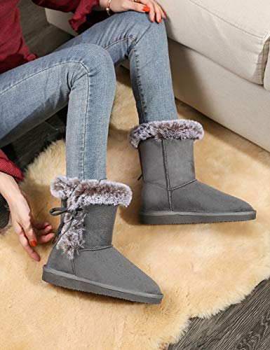 Womens-Classic-Fur-Snow-Boots-Short-Winter-Boots-Lined-Warm-Lace-up-Anti-Slip-for-Outdoor