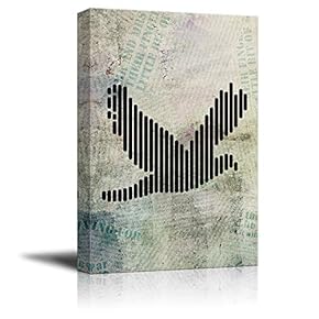 signwin Canvas Wall Art Abstract Animal Lines Art...