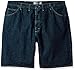 Wrangler Men's Big and Tall Authentics Classic 5 Pocket Denim Short, Black Quartz, 48