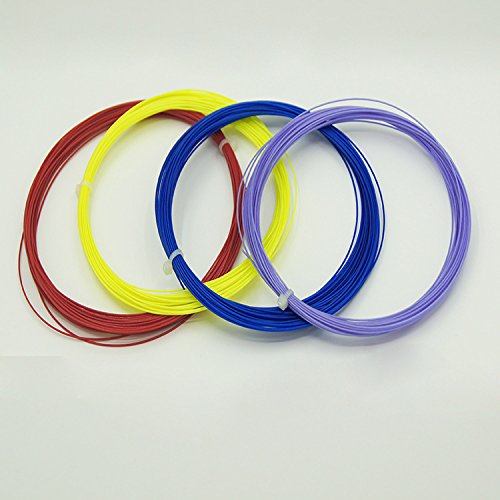 bargain house 10M 32.8 Ft Long Yellowgreen Badminton Racket Racquet String 0.75mm Gauge