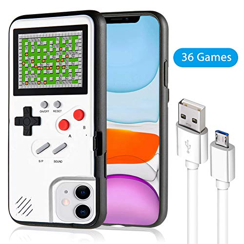 Gameboy Phone Case for iPhone, Handheld Retro Video Game Console Compatible with iPhone 11 Pro 11 X Xs 6 6s 7 8 Plus (iPhone 11, 6.1")