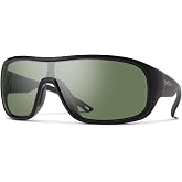 Smith Spinner Perfomance Sunglasses - Matte Black | Chromapop Polarized Gray Green