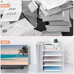 LEKETREE Desk Organizers and Accessories, 5-Tier