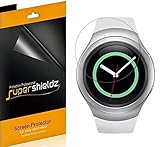 [6-Pack] Supershieldz- Anti-Bubble High Definition Clear Screen Protector for Samsung Gear S2 -Lifetime Replacements Warranty - Retail Packaging