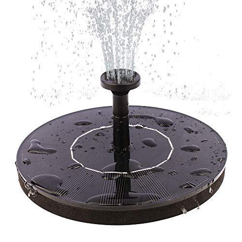 Airkoul Solar Fountain, Solar Panel Kit Water Pump, Outdoor Submersible Bubbler Pump, Floating in Pond, Pool, Garden, Fish Tank, Aquarium - Thumbnail 2