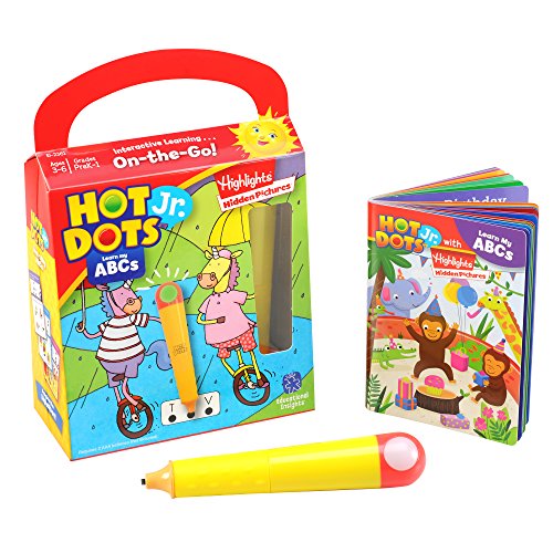 Educational Insights Hot Dots Jr. with Highlights On-The-Go! Learn My ABCs
