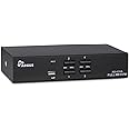 Inter-Tech KVM KVM-AS-41HA HDMI Line in 4X HDMI 8X 3.5 mm 3-Pin Jack 1 Power Line Out 2X USB 2X 3.5 mm 3-Pin Jack 1x HDMI