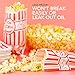 1 oz Paper Popcorn Bags Bulk (500 Pack) Small Red & White Pop-corn Bag Disposable for Carnival Themed Party, Movie Night, Halloween, Popcorn Machine Accessories & Supplies, Individual Servings