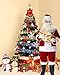 Obosoyo Santa Suit for Men, Men's Deluxe Santa Suit Accessories 11pc. Christmas Ultra Velvet Adult Santa Claus Costume