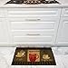 Kitchen Rugs and Mats - Non Skid, Rubber Back - Coffee Themed - Doormat
