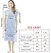 Utopia Care Women's Hospital Gown Soft Comfortable and Stylish Patient Gown, Small-Medium, Polkadots Blue