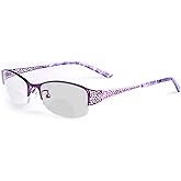 laureles Fashion Photochromic Bifocal Reading Glasses Women's Sun Glasses Transition Metal Frame Red Readers Female