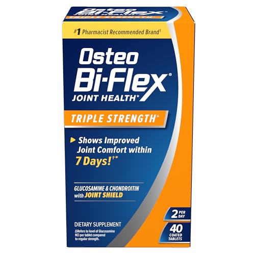 Osteo Bi-Flex Triple Strength Glucosamine Chondroitin Supplement, 40 Ct