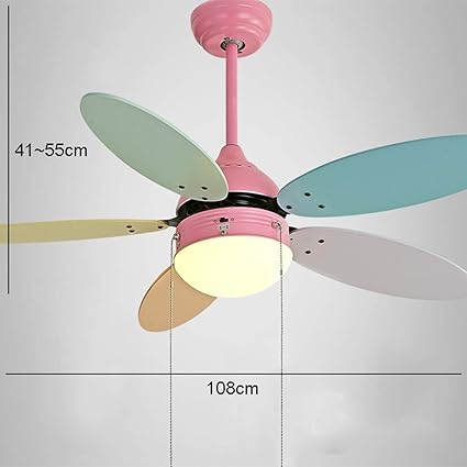 Amazon Com Chuanhan Ceiling Fan Light Chandelier Lightings Kids