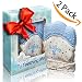 LuliJoy Teething Mitten Set of 2 - Baby Glove Teether Toys for Boys & Girls - Adjustable Strap Stays on Infant Hands - FDA-Approved Silicone Teether for Natural Baby Pain Relief, Sensory Stimulation primary
