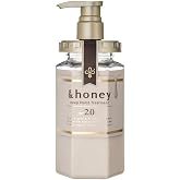 &amp;honey Deep Moist Conditioner 2.0 Natural Organic Hair and Scalp Care for Intense Cleansing and Hydration - Moisture - Ideal for Straight, Curly, Curl, Frizzy, Treated, Colored