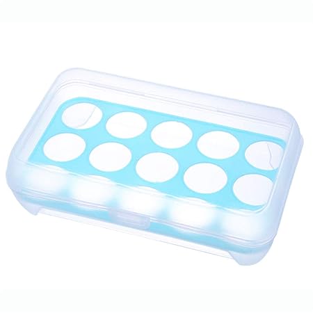 Peakpet - Caja para Guardar Huevos y Huevos en la Nevera con Tapa ...
