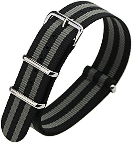 ZLIMSN Nylon Watch Strap Ladies Wrist Watch Band for Men Women Bracelet Strap Replacement