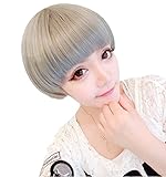 Nouqi® Womens Fahion Bob Short Straight Costumes Hair Party Wigs