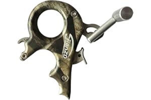 JIANZD Archery Release 3/4 Fingers 360° Rotatable Aluminum Alloy Thumb Release for Compound Bow