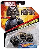 Hot Wheels Marvel Character Car Erik Killmonger (Black Panther Movie) Die-Cast Vehicle