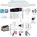 KKmoon Wireless GSM SMS Home Burglar Security Alarm System Detector Sensor Kit Remote Control 433MHz