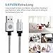 USB Cable, iOrange-E 6.6ft (2M) Braided Micro USB to USB Cable, Quick Charge and High Speed Data Sync for Android, Samsung Galaxy, HTC, Nokia and More, Silver