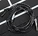 Sqrmekoko OFC Upgrade Audio Cable Cord with Volume Control and Mic Function for Sennheiser IE8, IE80, IE8i, IE80S Earphones (Black)