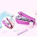 Xixou Mini Handheld Sewing Machine,Portable Cordless Hand Held Sewing Machine Stitch Home Mini Clothes & Travel Use