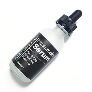 ALOA Skincare Hyaluronic Acid Serum, 100% Vegan Hyaluronic Acid, Intense Hydration for Face and Eyes, Plumps Skin, Reduces the Appearance of Fine Lines & Wrinkles