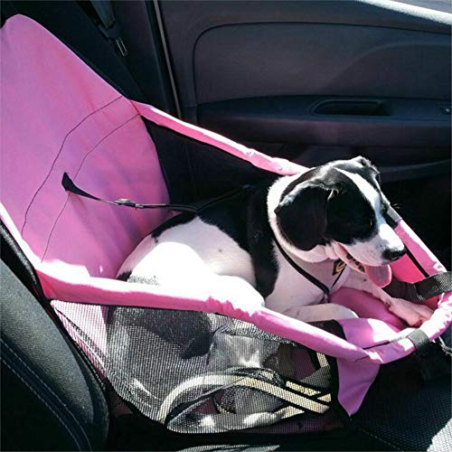 dezirZJjx Pet Car Seat Cover, Travel Waterproof Pet Dog Car Seat Cover Mat Basket Protector Puppy Carrier, Easy to Use Grey