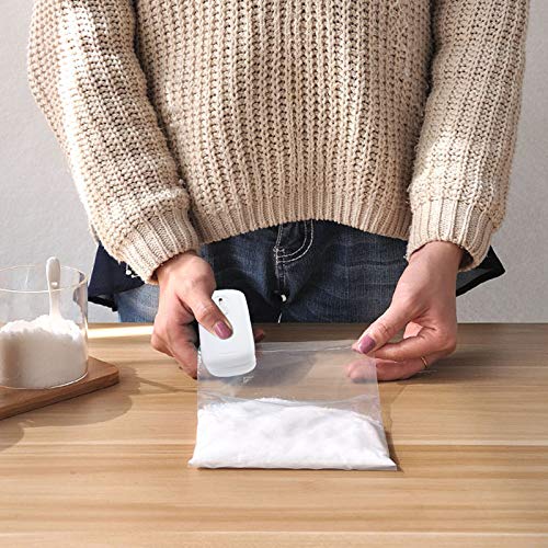 Mini Bag Sealer & Cutter,2 in 1 Heat Sealer and Cutter Mini Food Sealer For Plastic Bags Food Storage，Kitchen Handheld Heat Sealer and Cutter