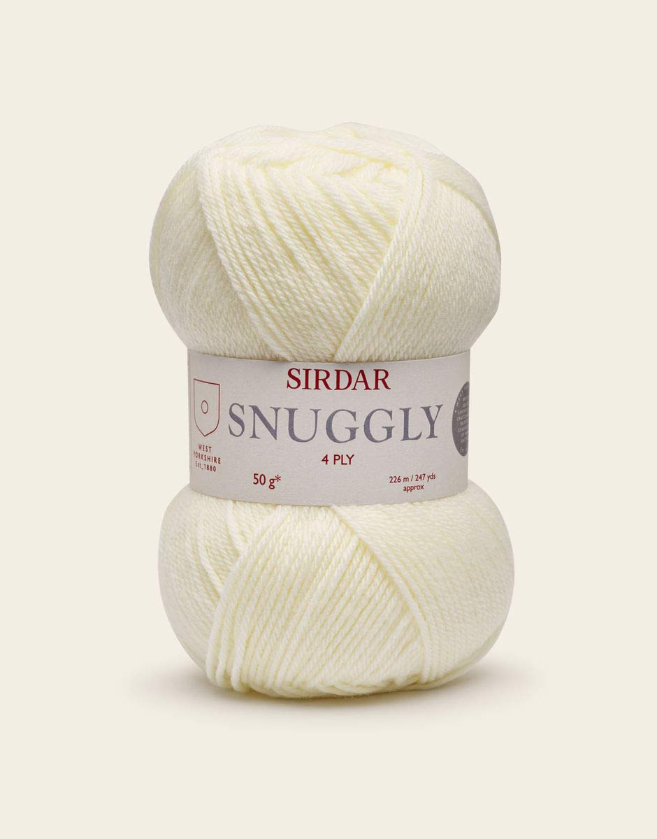 Sirdar Snuggly 4 Ply, Pastel Lemon (320), 50g — image 1