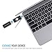 Thetis USB C Adapter, USB C to USB 3.0 Portable Keychain Type C Adapter, Compatible for Samsung Galaxy Note 9, Galaxy S9, S9+, S8, S8+, MacBook, Google Pixel 3 and More Type-C Devices