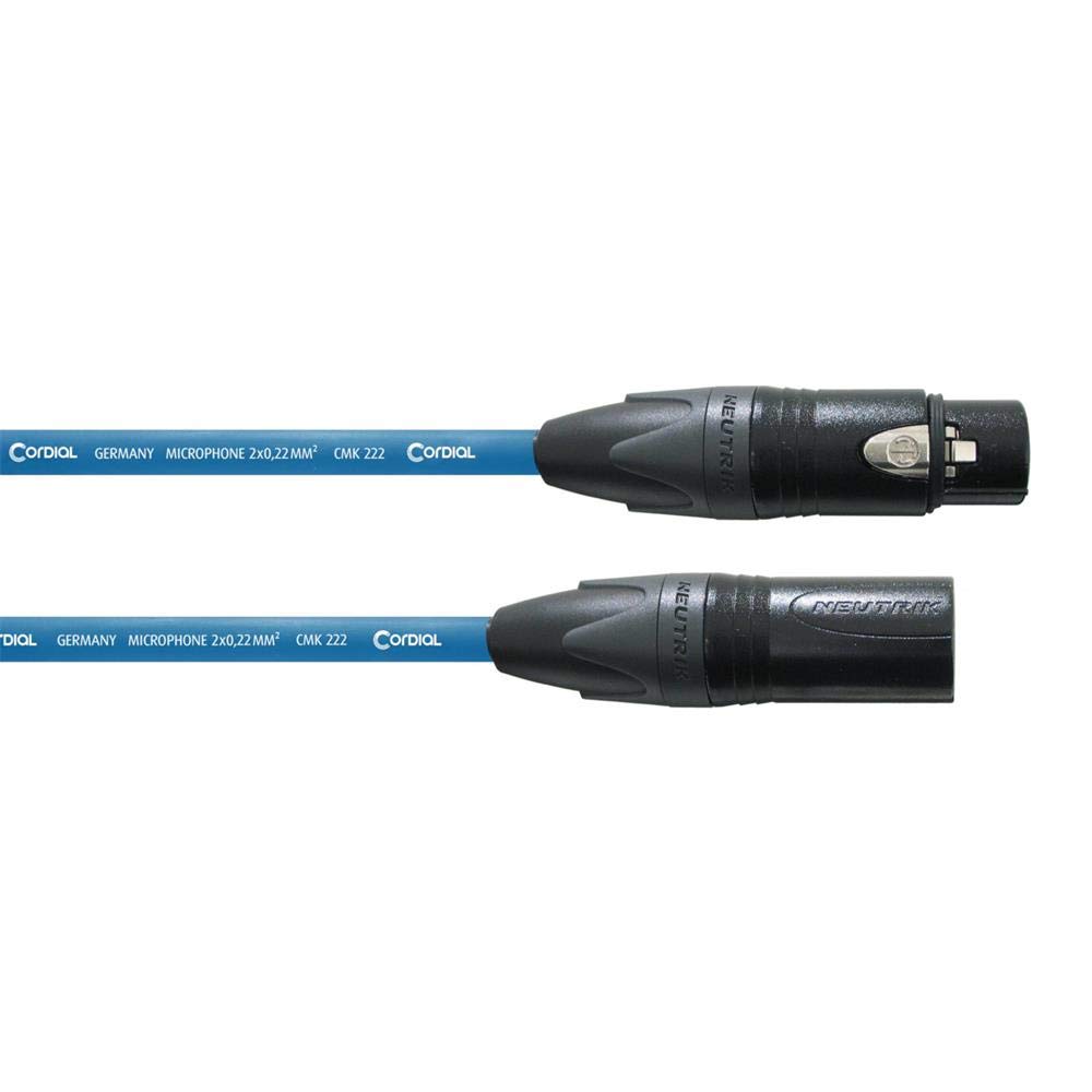 CORDIAL XLR Microphone Cable 10 m Blue
