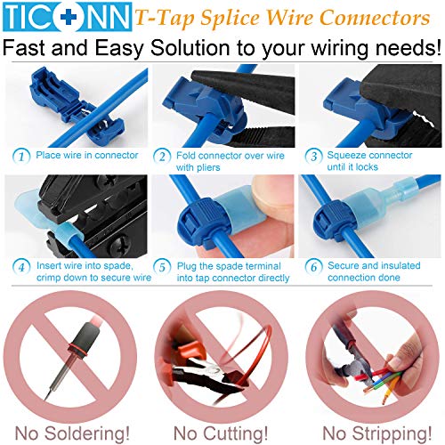 1 TICONN+Connectors+Self+Stripping+Electrical+Disconnect