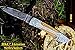 DKC Knives (21 5/18) DKC-37-OW VICTORIAN Damascus Folding Pocket Knife Olive Wood 7.75