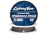 LV Stainless Steel 316L Wire 27 AWG - 50'