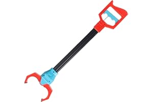 EHJRE Kids Robotic Claw Grabber Toy for Fun and Learning, Interactive Grabber, Robot Hand and Robotic Claw Strong Grasping Tool, Fun Early Learning Activity Hand Eye Coordination, Red