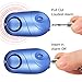 TOODOO 7 Pieces Safesound Personal Alarm, 130 db Emergency Safety Key Chain, Self-Defense Security Safe Sound Alarm with Mini LED Flashlight for Kids, Women, Night Workers