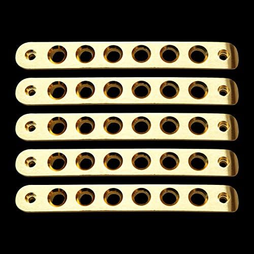 DIYTUNINGS Gold Aluminum Front Rear Door Grab Handle Inserts Cover for Jeep Wrangler JK JKU Unlimited Rubicon Sahara Accessories Parts 2007 2008 2009 2010 2011 2012 2013 2014 2015 2016 2017 5pcs