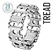 LEATHERMAN - Tread Bracelet, The Original Travel Friendly Wearable Multitool, Built in the USA, Stainless Steel (FFP)