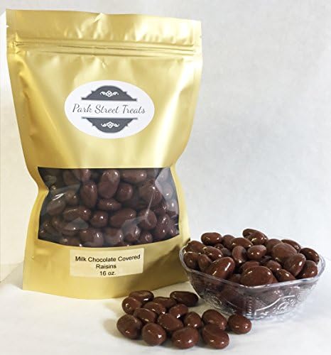 Milk Chocolate Covered Raisins - 1 Lb Bag - Great Gift for Holidays and Parties
